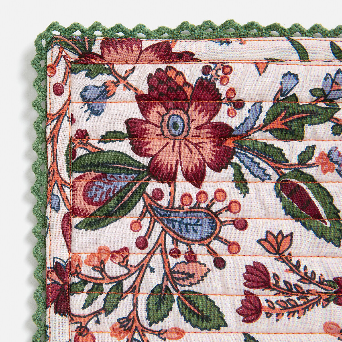 Set da 2 tovagliette in voile di cotone, Kali fantasia, LA REDOUTE INTERIEURS
