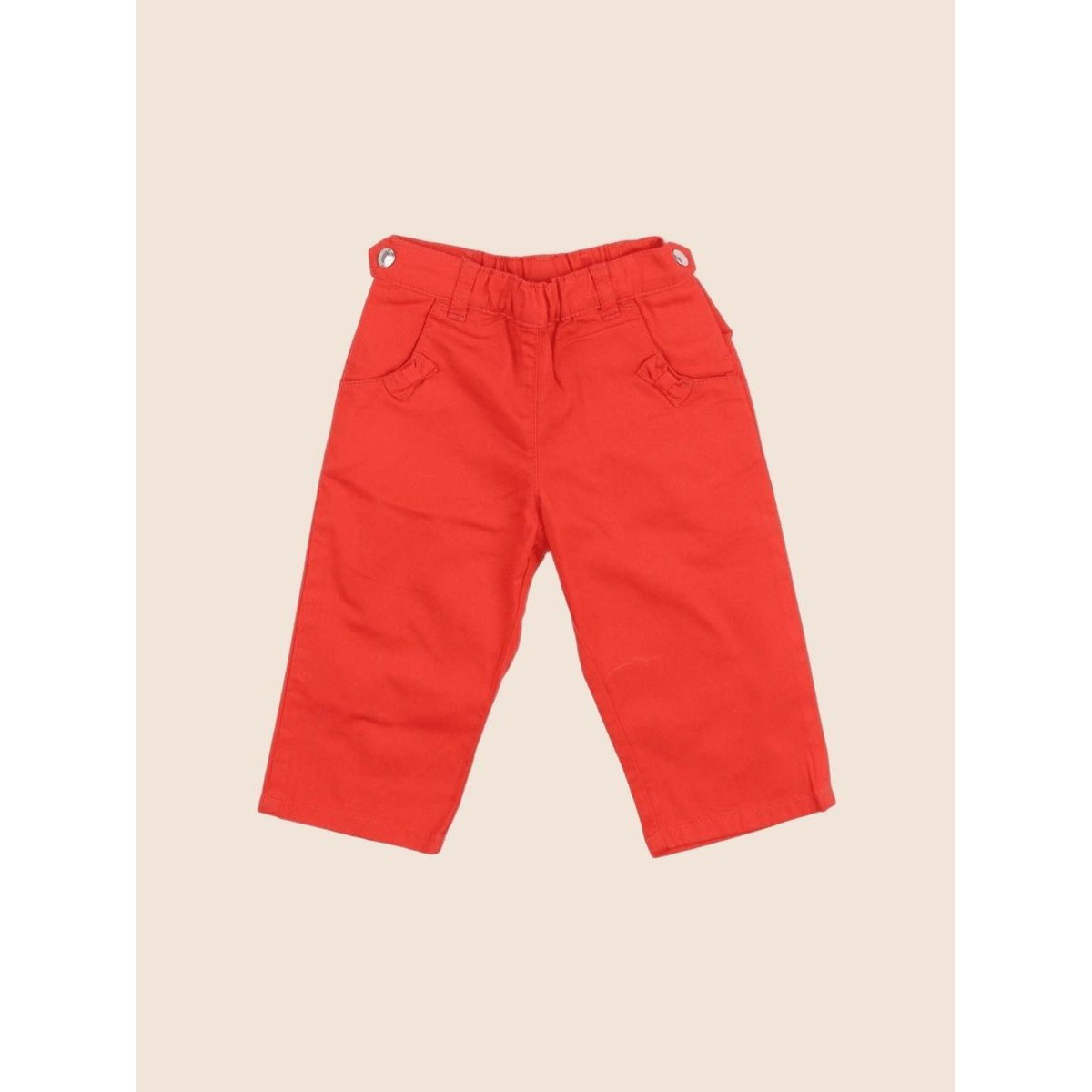 Pantalon - Très bon état rouge, PETIT BATEAU