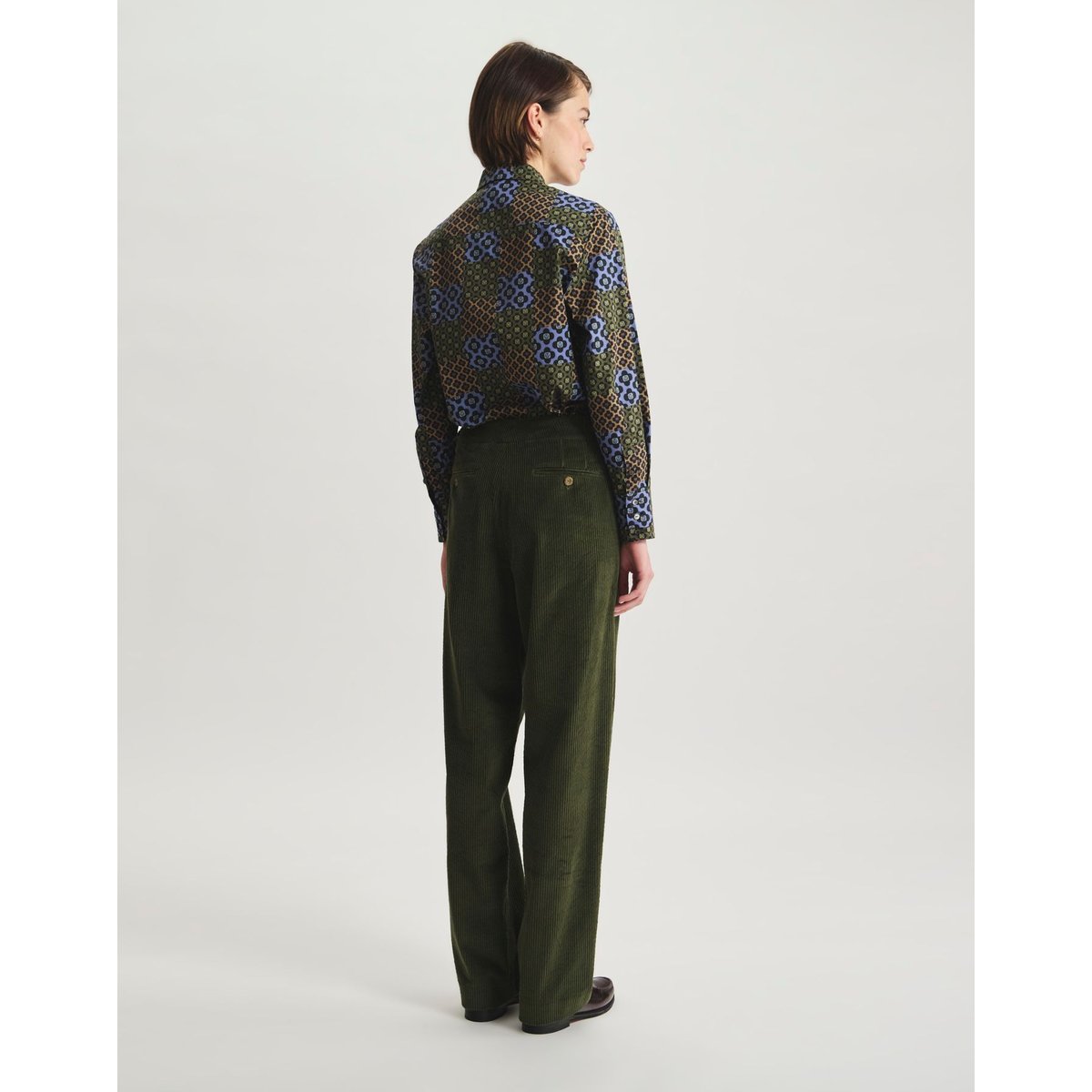Pantalon Piotr vert, INES DE LA FRESSANGE PARIS