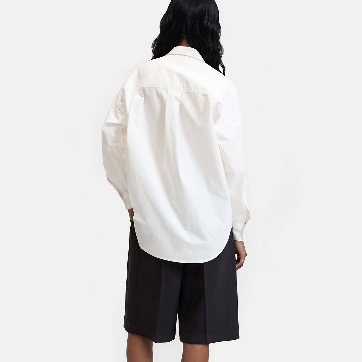 Chemise tunique oversize Signature, APOLLINE blanc ivoire, LA REDOUTE COLLECTIONS