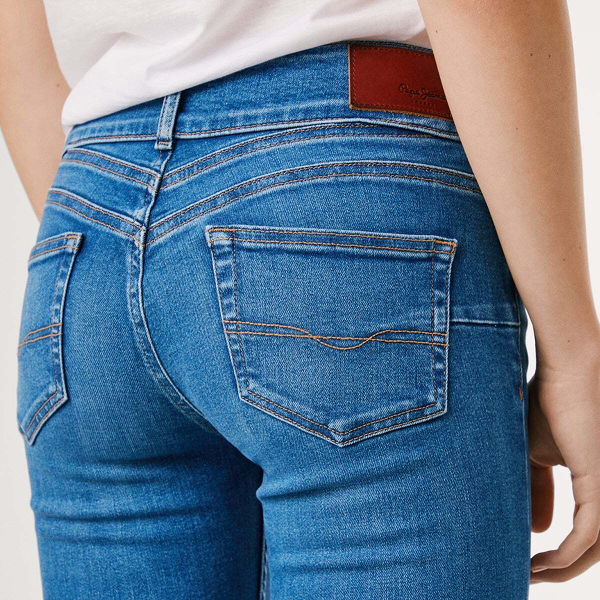 Jean Coupe Slim, Taille Moyenne - Gen faded azure powerflex, PEPE JEANS