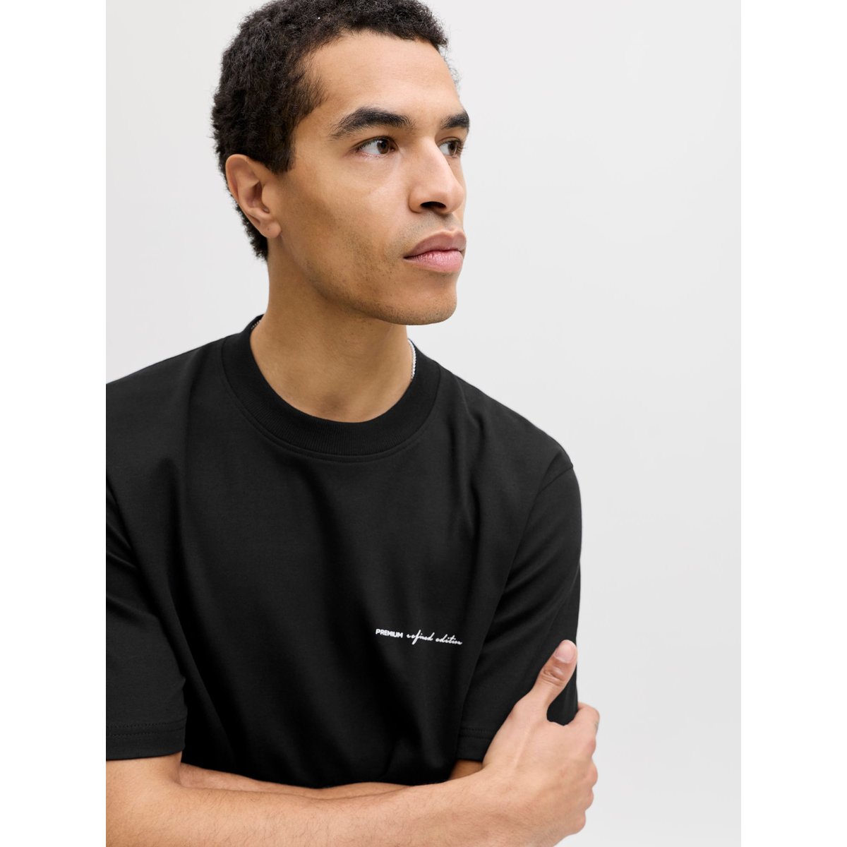 T-Shirt black 1, JACK & JONES