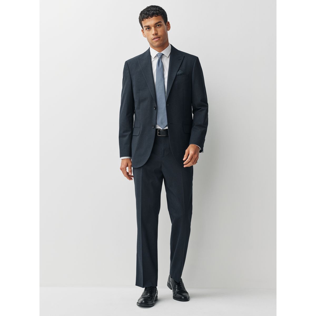 Veste de costume motionflex pied-de-poule bleu marine, NEXT