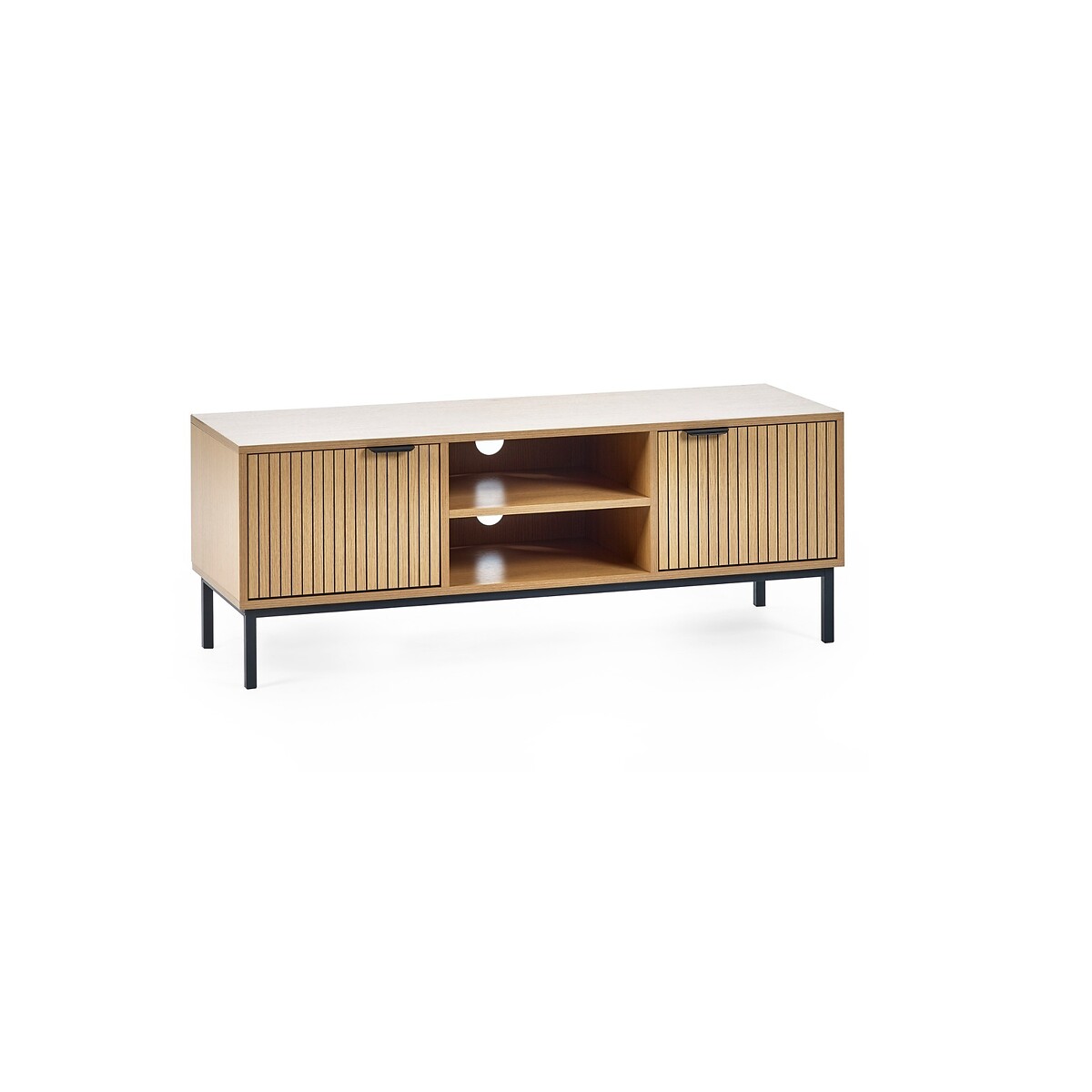 Gia Slatted Oak TV Unit oak, SO'HOME