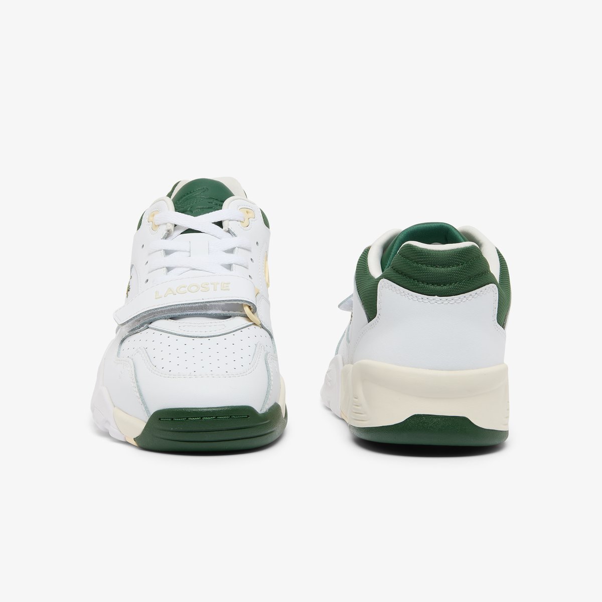 Sneakers Game Trainer Pro homme en cuir blanc-1r5, LACOSTE