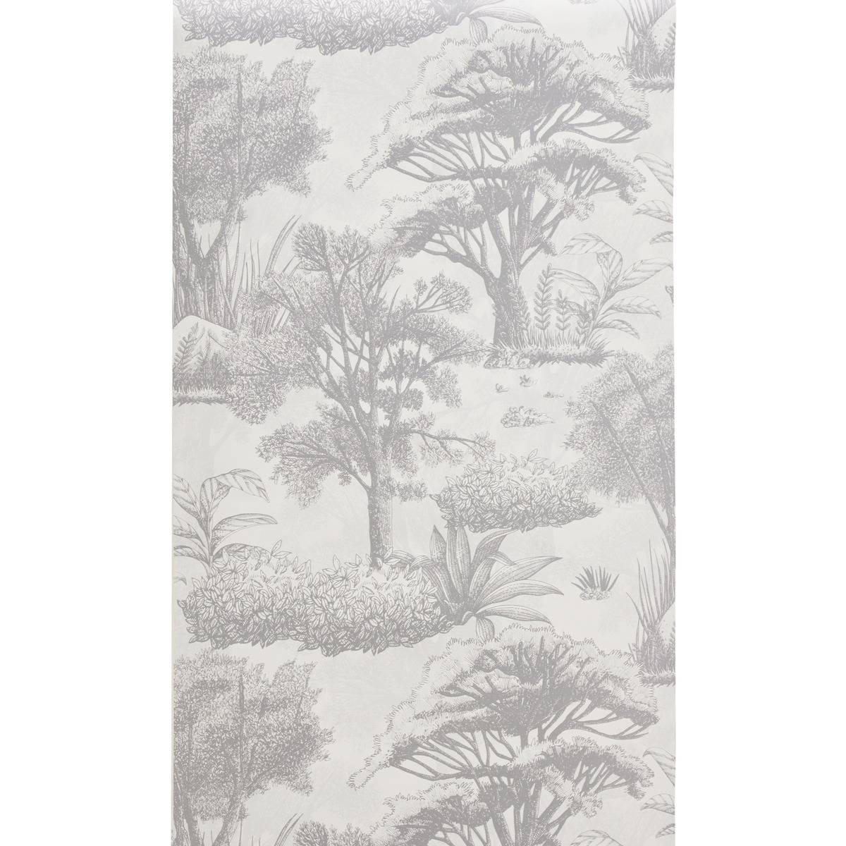 Papier peint pré-encollé MANUEL gris, ATMOSPHERA