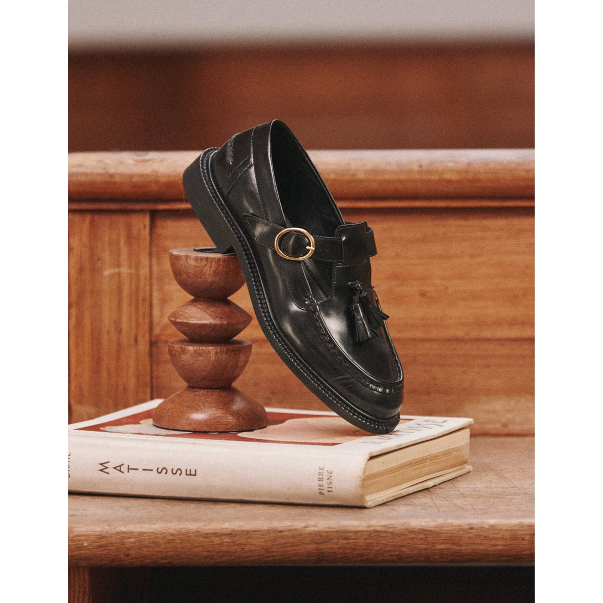 Derbies AYRO cuir box noir, ODAJE