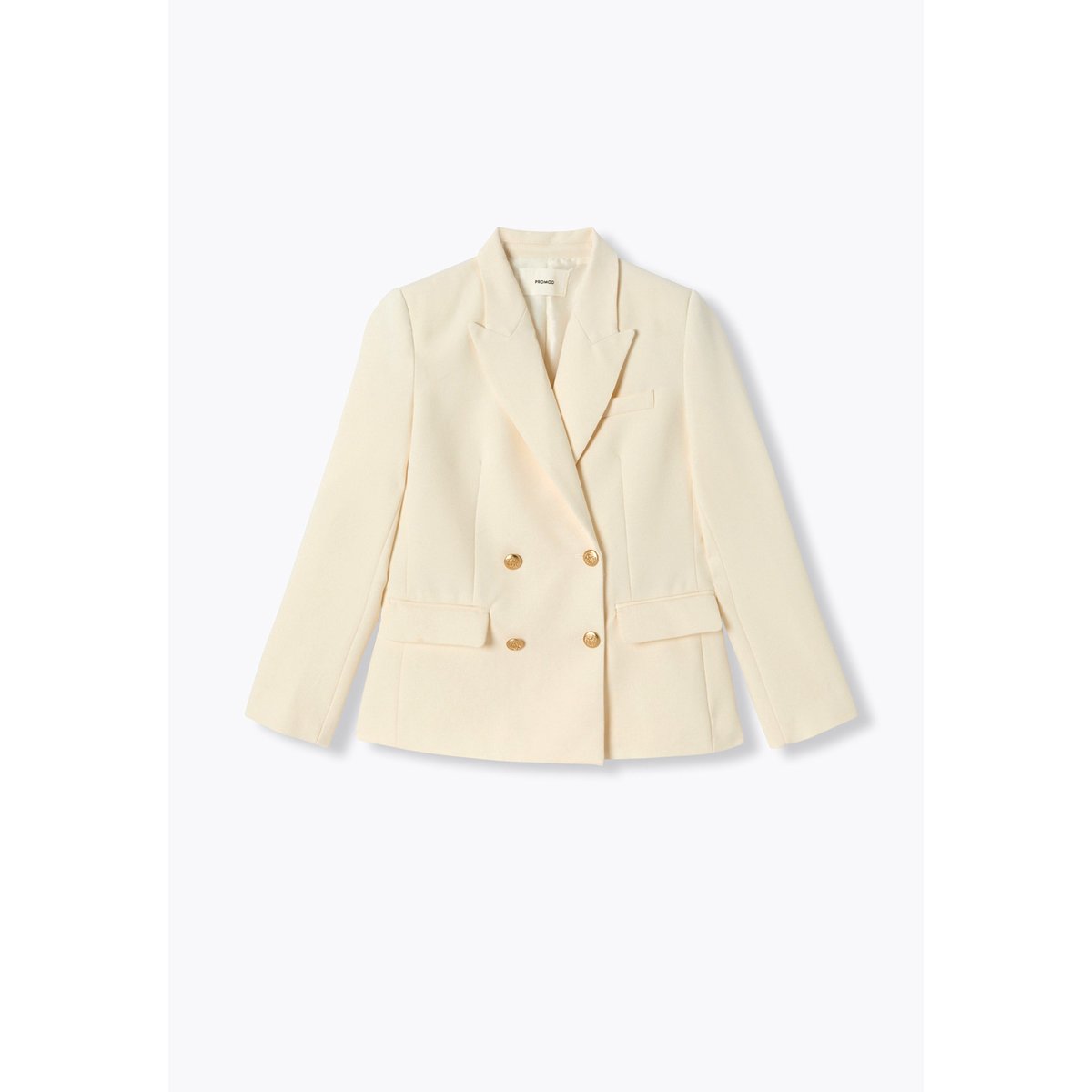 Veste blazer croisé noir, PROMOD
