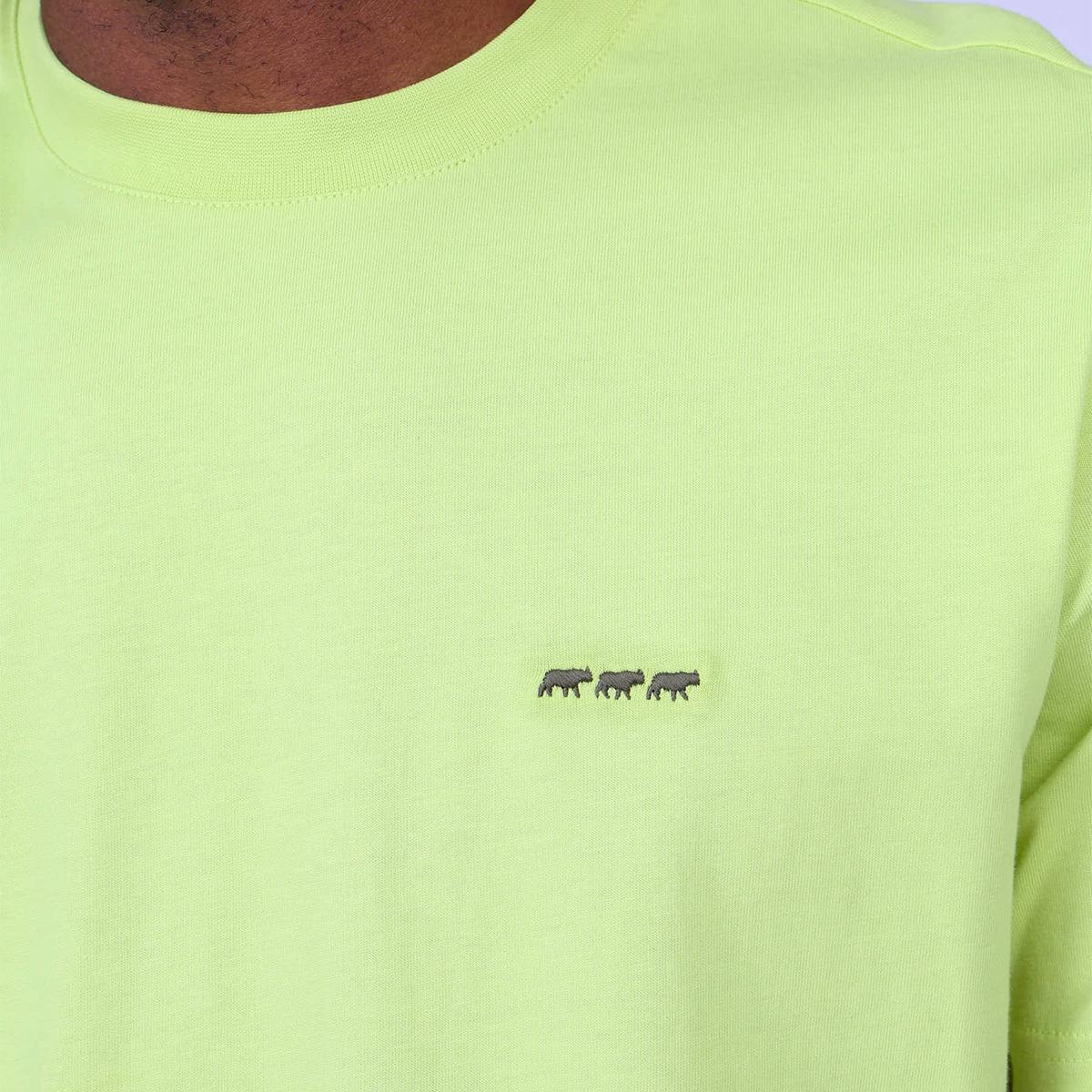 T-shirt Cédric vert acide, MISE AU GREEN
