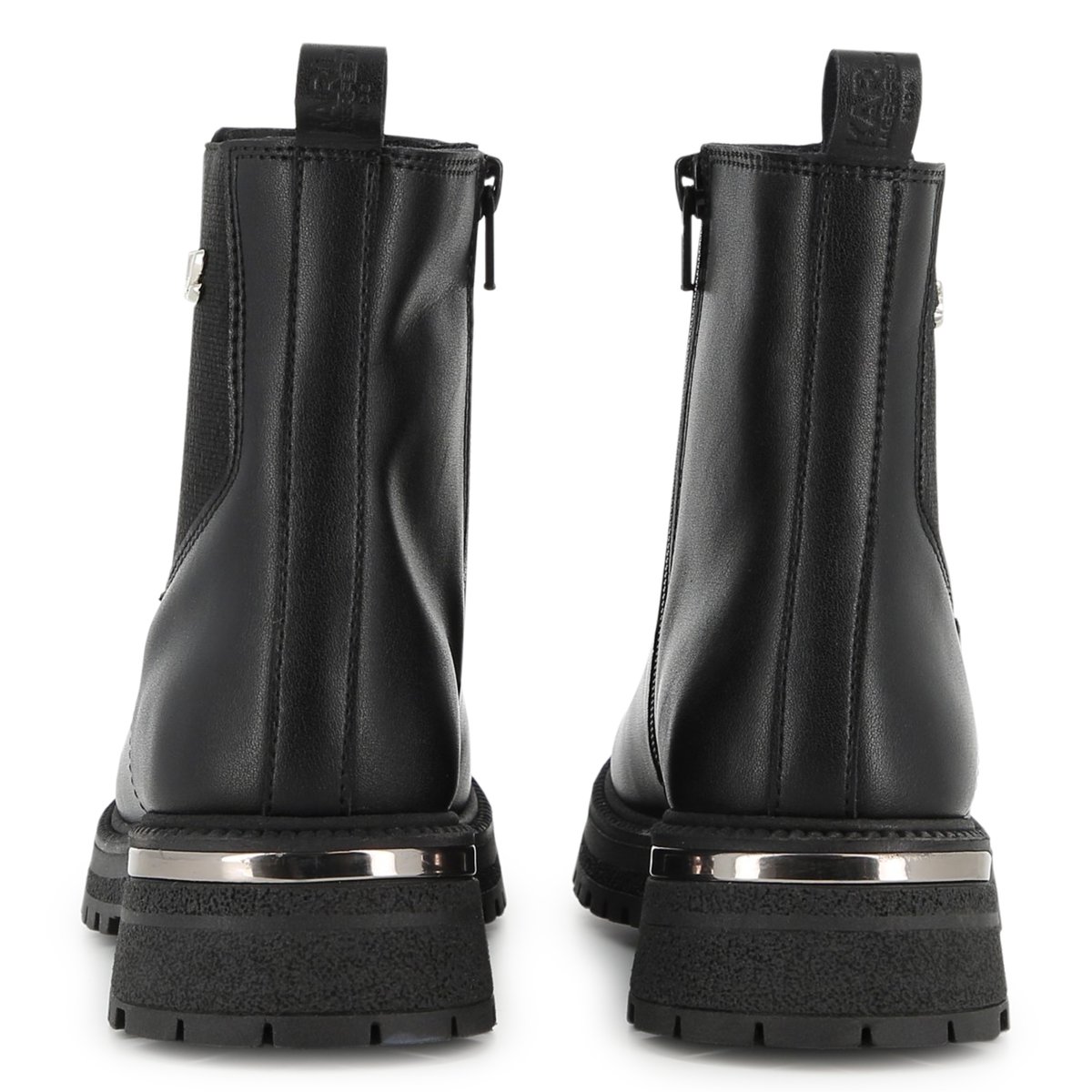Bottines avec fermeture zip black, KARL LAGERFELD KIDS