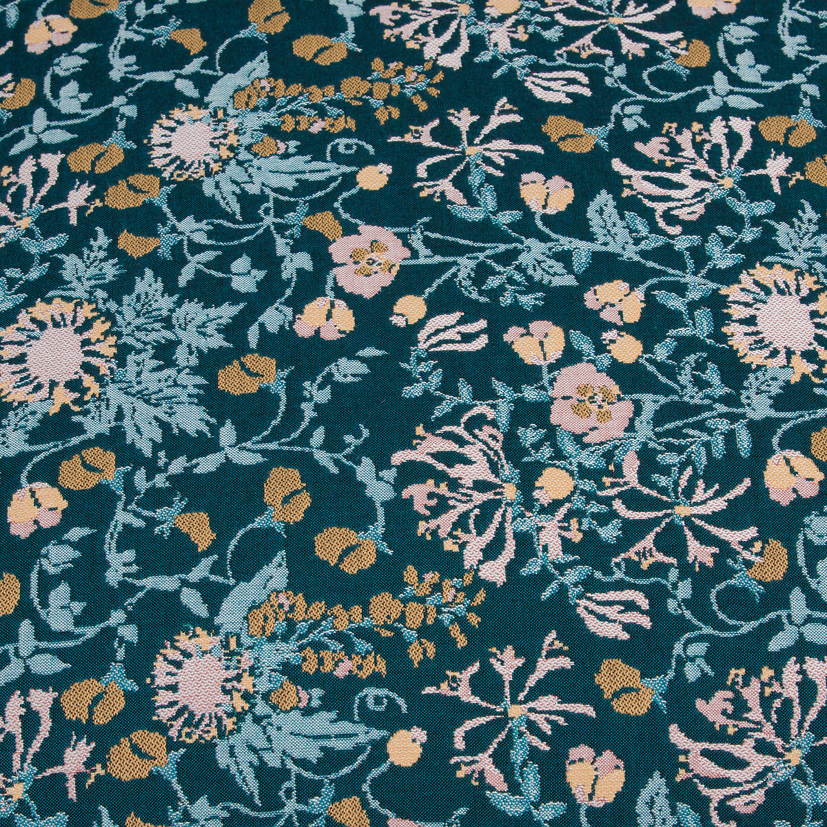 Elément chauffeuse pour canapé modulable, en jacquard fleuri, SEVEN jacquard fleuri, LA REDOUTE INTERIEURS