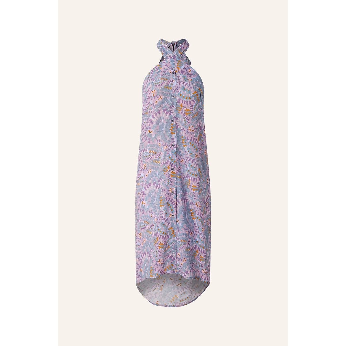 Santana Backless Pareo Dress in Floral Print sage, SESSUN