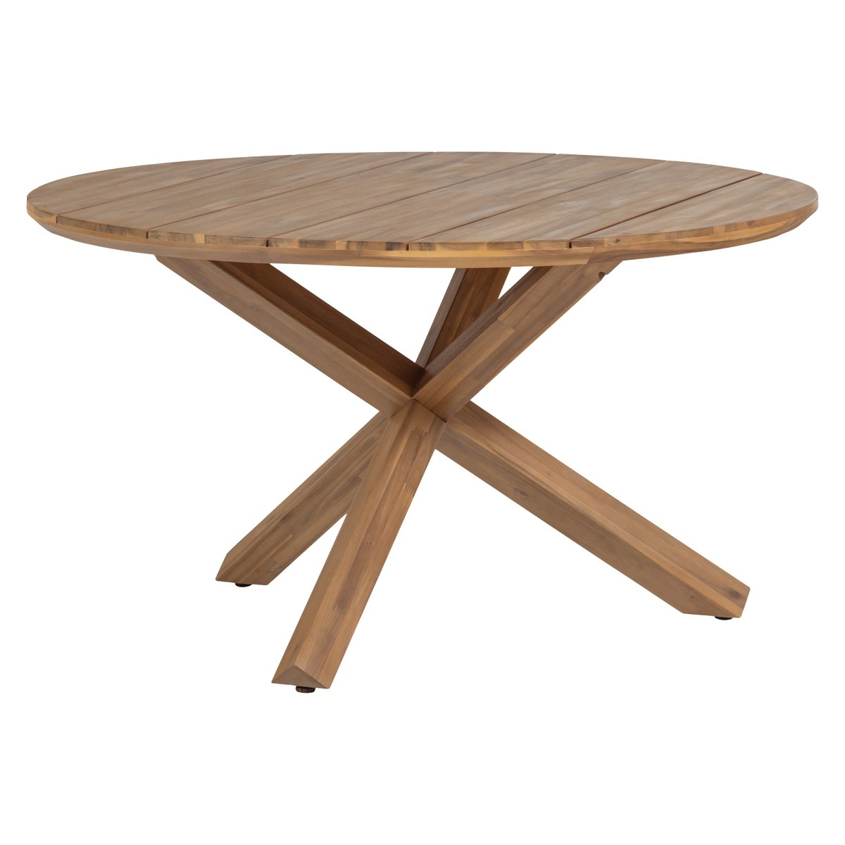 Table de jardin en bois d’acacia 4 personnes KIRO marron, WOOOD