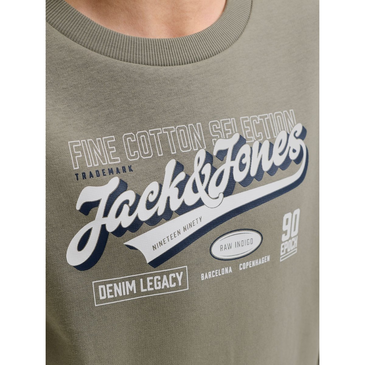 Sweat-Shirt vetiver, JACK & JONES JUNIOR