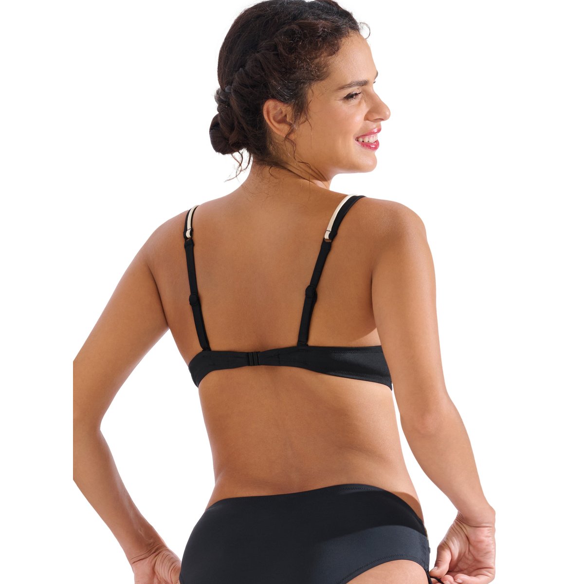 Haut maillot de bain préformé TANZANIA noir, LISCA
