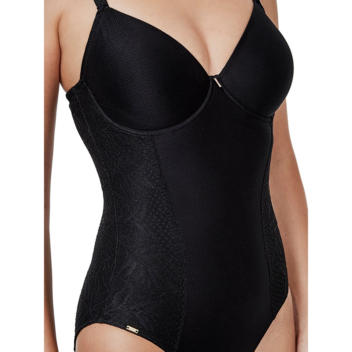 Body armaturé sculptant MALITZIA noir, SELMARK