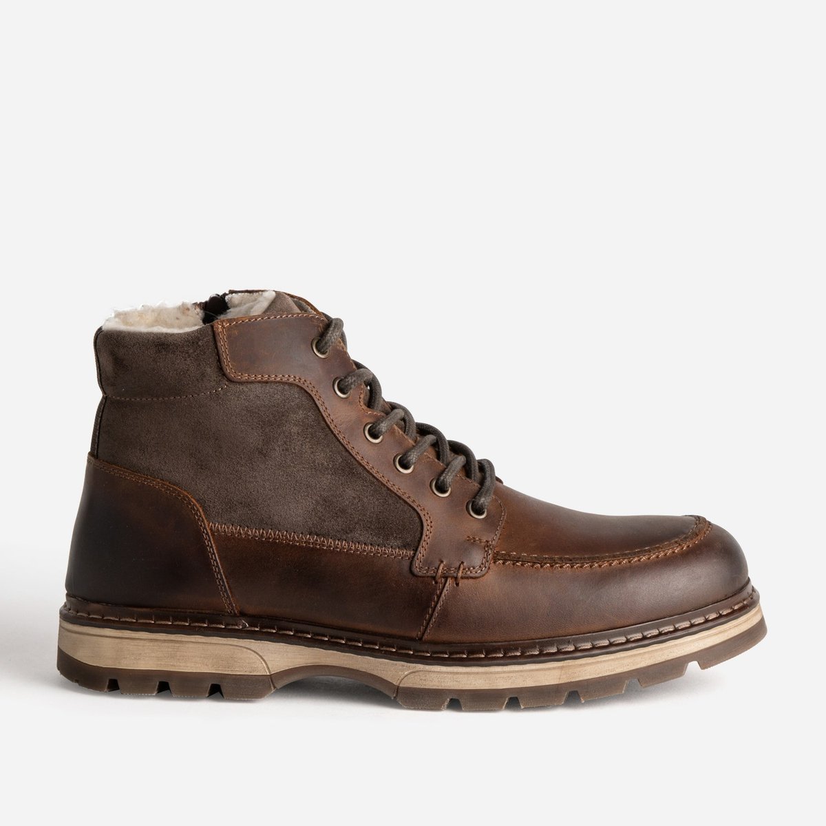 Boots en cuir LOUNESS cognac, ERAM