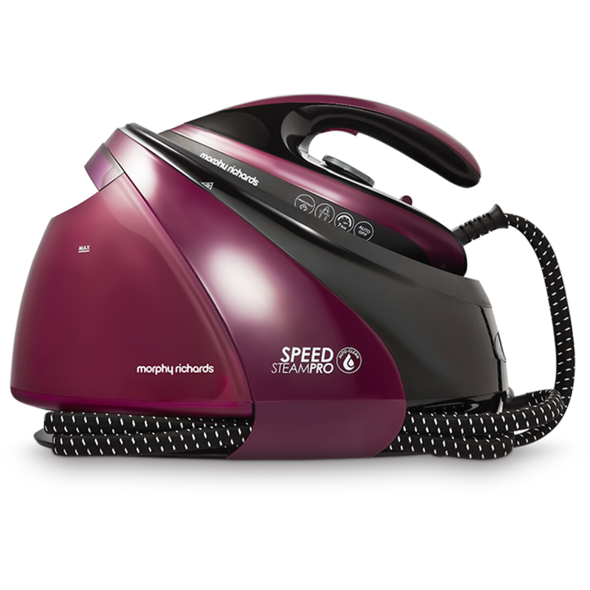 Speed SteamPro 1.6L 3000W Steam Generator - 332102 purple, MORPHY RICHARDS
