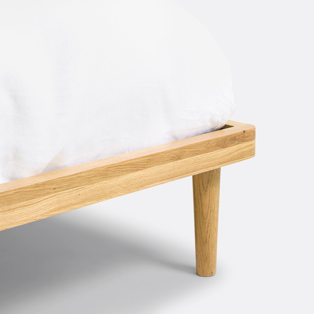 Matea Solid Oak Bed with Bed Base oak, LA REDOUTE INTERIEURS