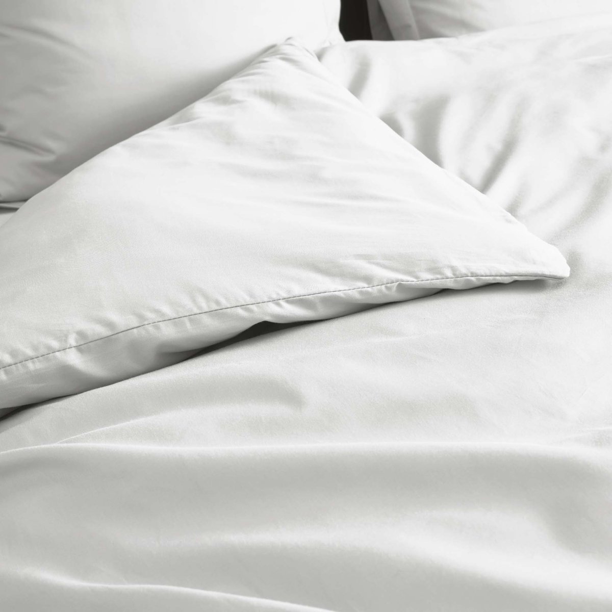 Housse de couette collection Percale de coton blanc, EDEN