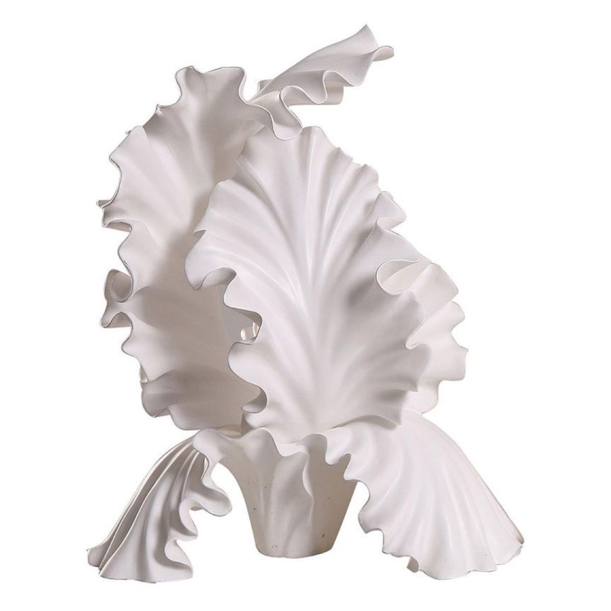 Statue fleur blanche - CHARME blanc, INTERIOR'S