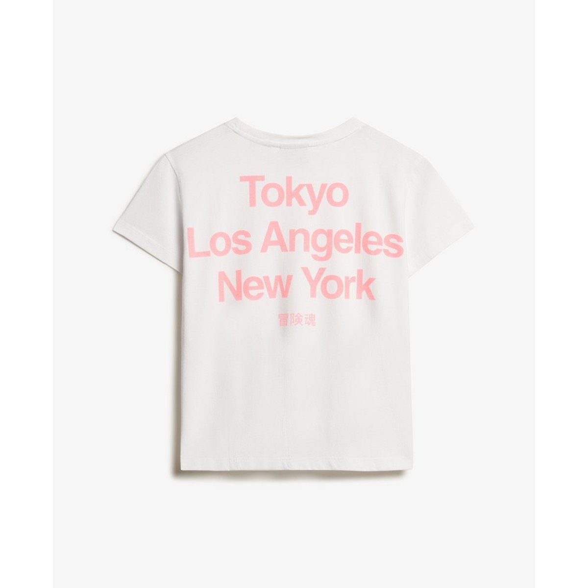 T-shirt ajusté Core Logo City blanc éclatant, SUPERDRY