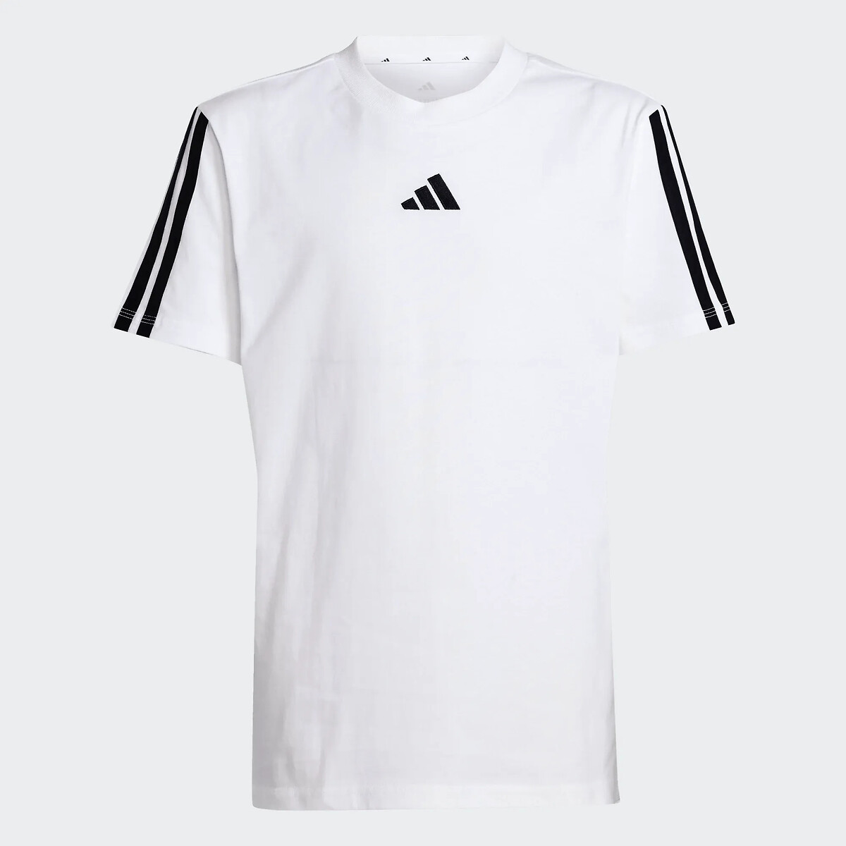 Essentials 3-stripes short sleeve t-shirt white, adidas Performance