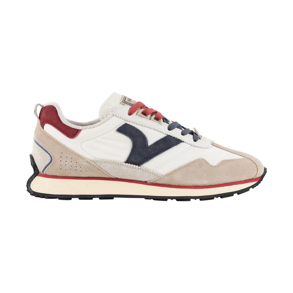 Basket Basse Cuir Root Washed crème, VICTORIA
