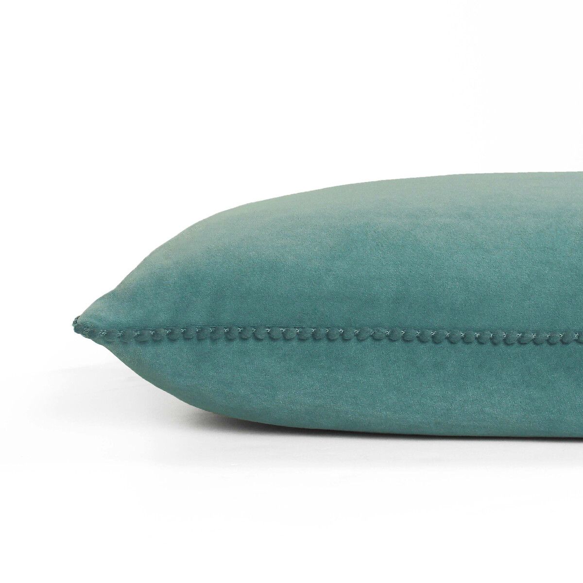 Cosmo Pom-Pom Trim Filled Cushion 45x45cm blue, FURN.