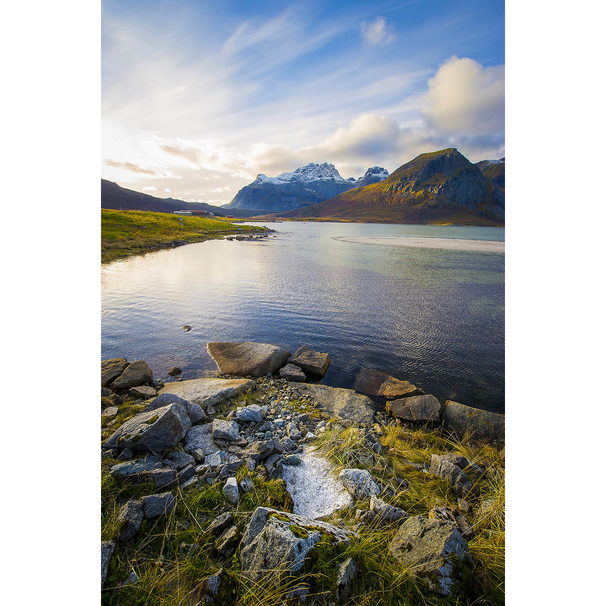 Tableau lac glacière tableau alu dibond, HEXOA