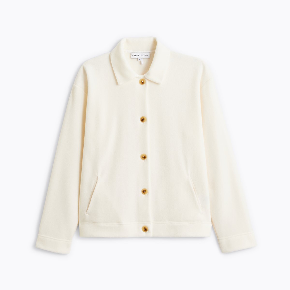 Veste  en polaire RÉCONFORT lait, LAURENCE TAVERNIER