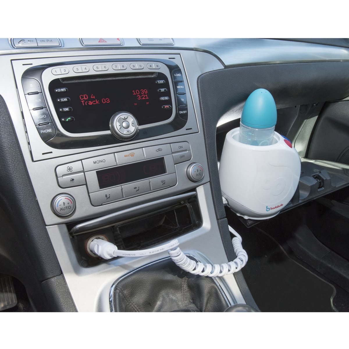 Chauffe‑biberon maison et voiture ultra rapide blanc, BADABULLE