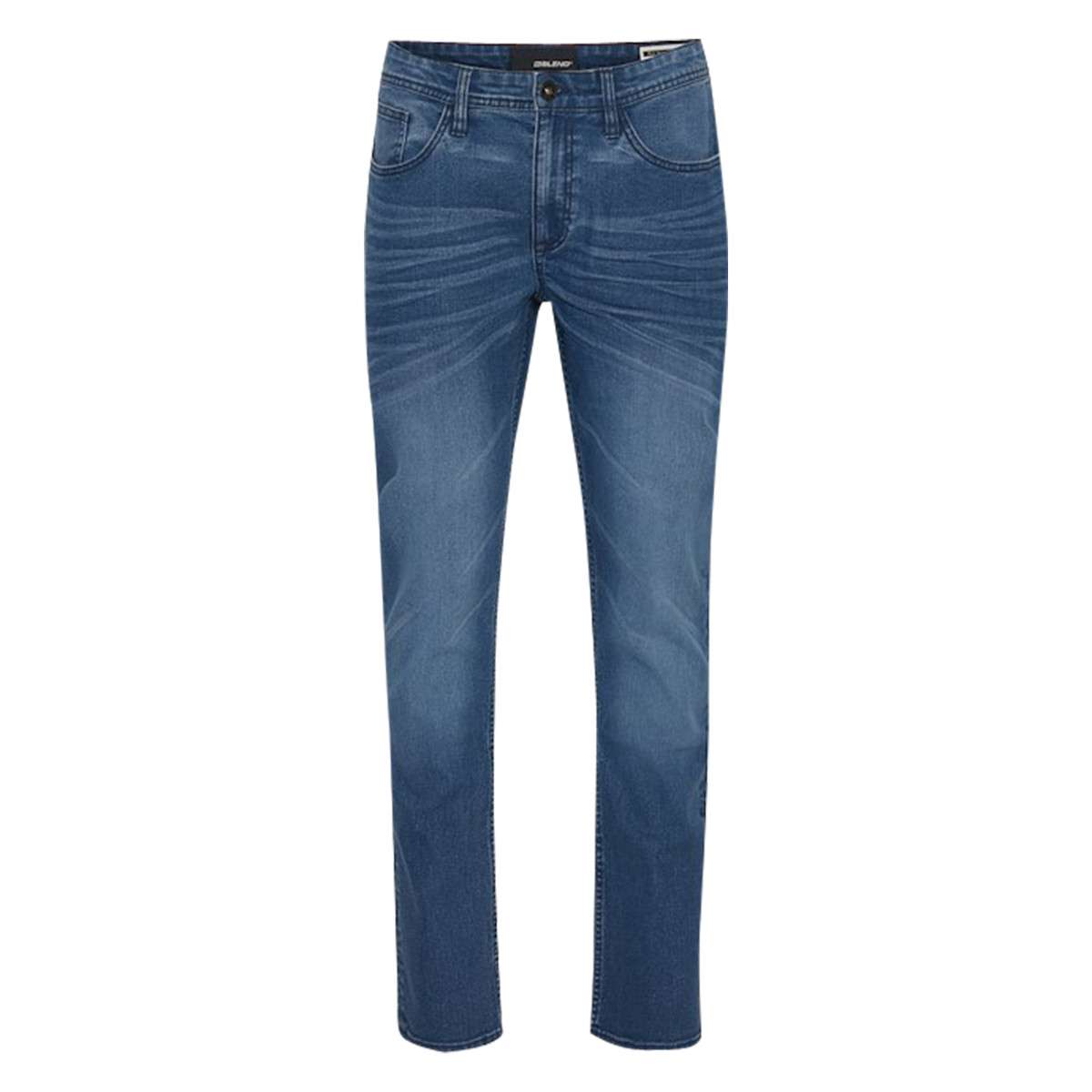 Jean coton délavé regular fit TWISTER FIT bleu, BLEND