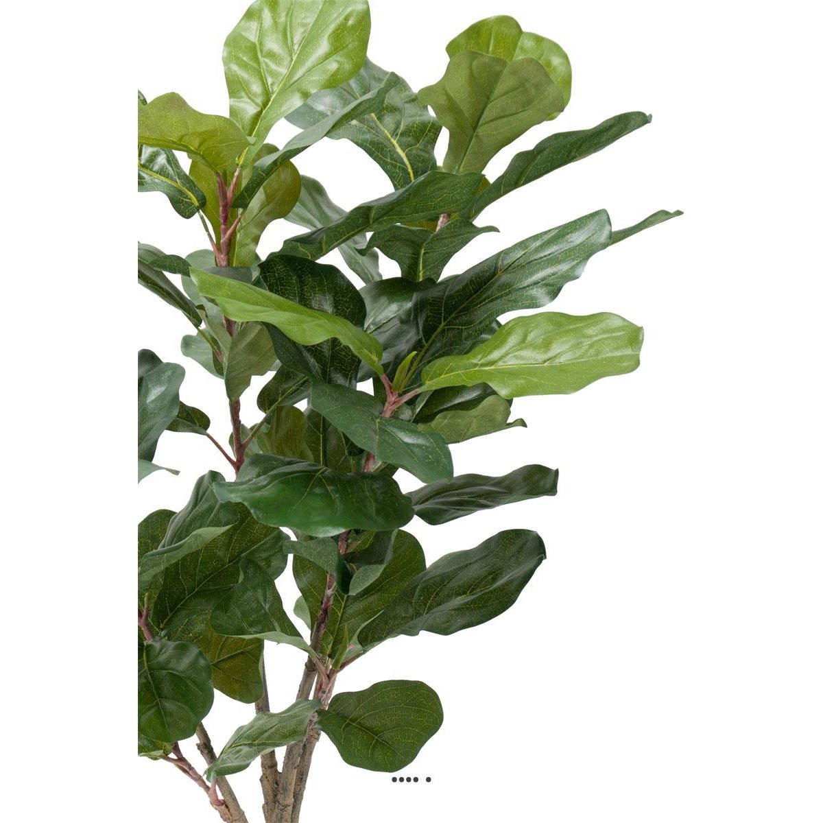 Ficus Lyrata factice tronc PE en pot Fig vert, ARTIFICIELLES