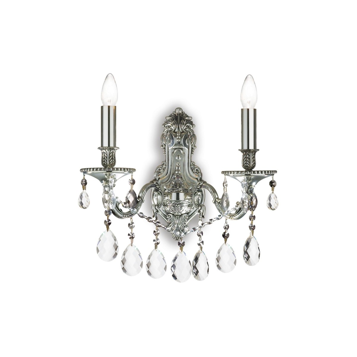Applique GIOCONDA argenté, IDEAL LUX