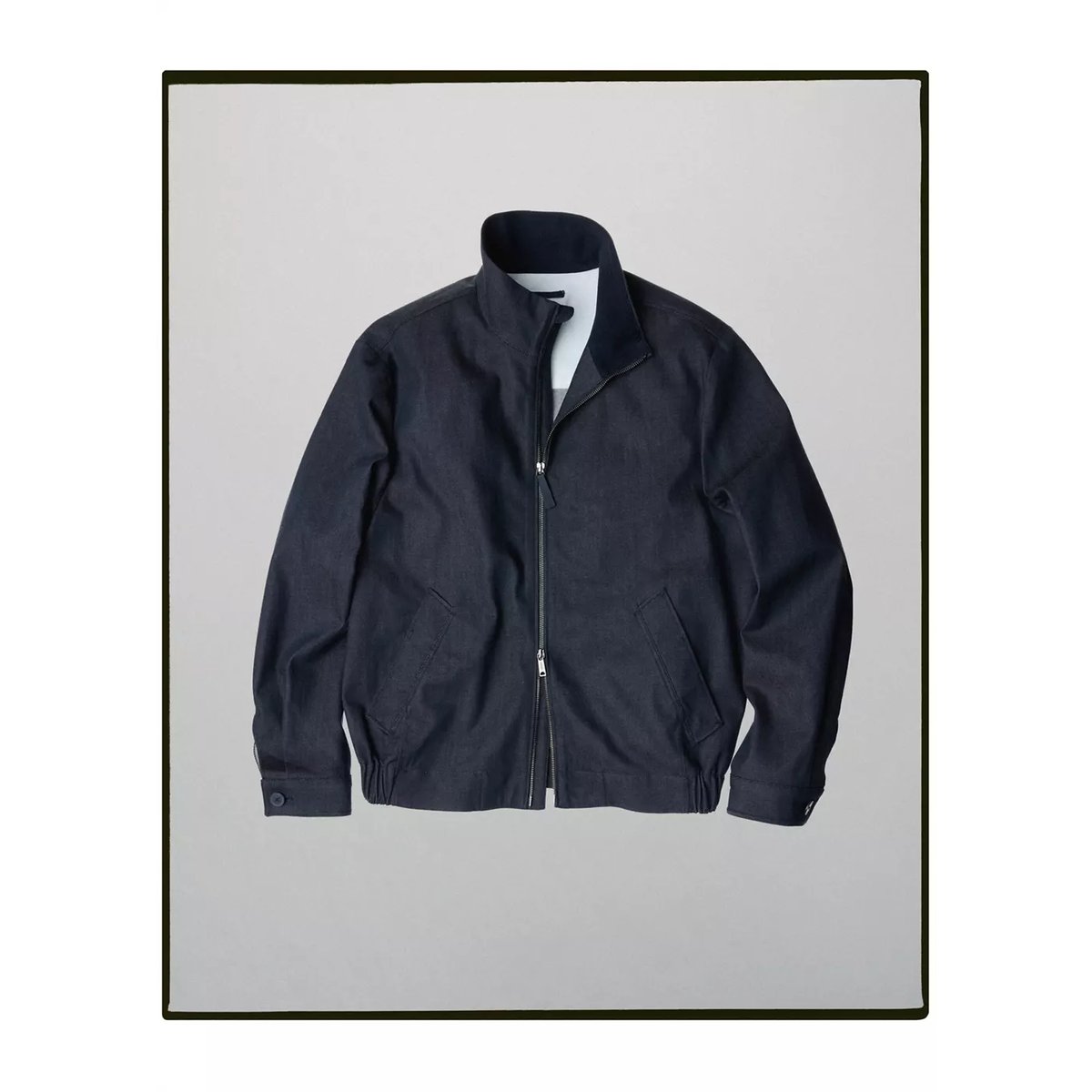 Veste en denim de coton bleu, MANGO MAN