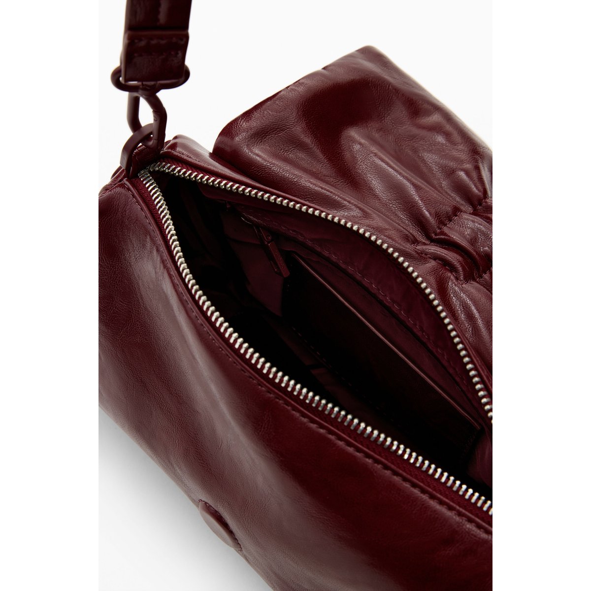 Petit sac brillant à nœud rouge, DESIGUAL