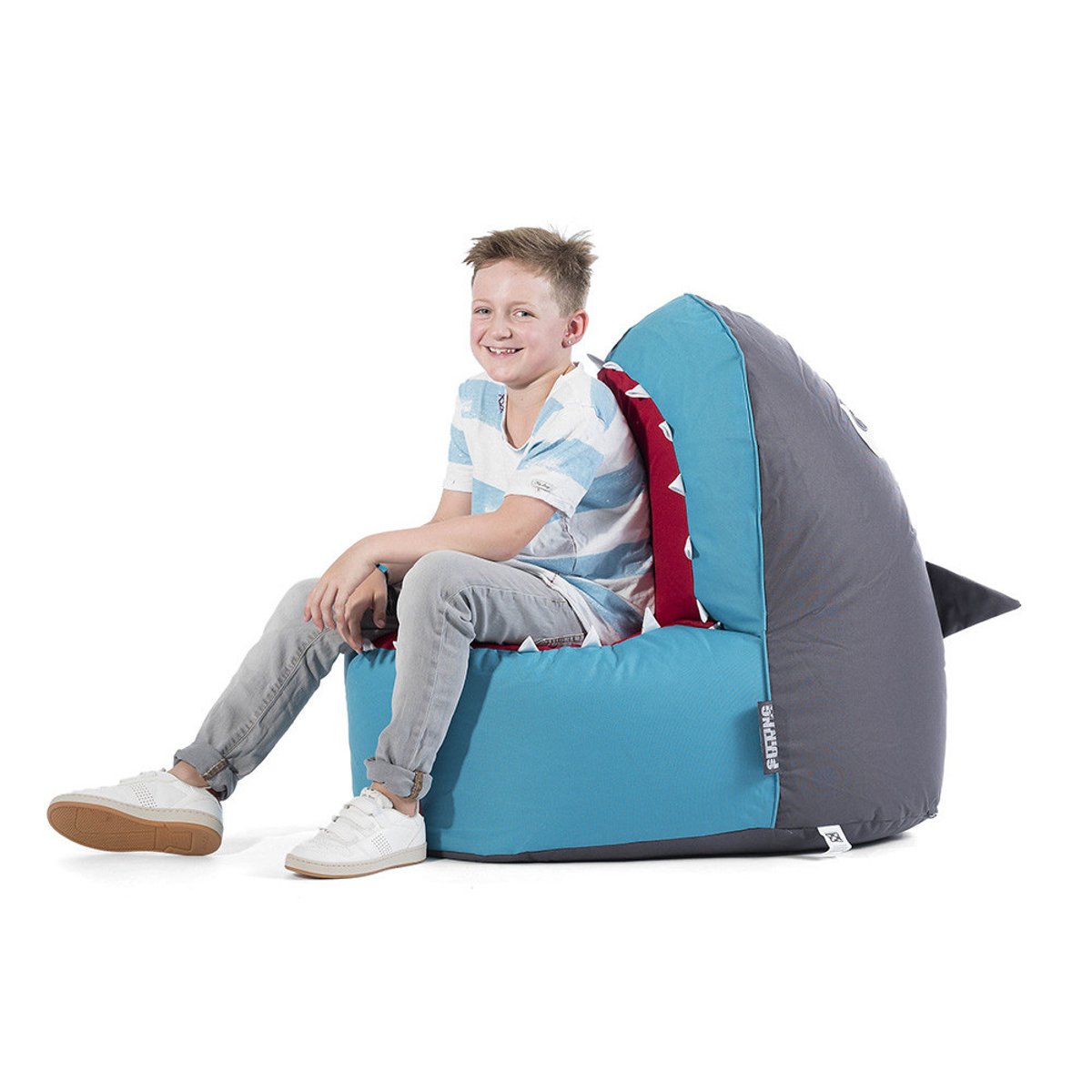 Pouf enfant SHARK multicolor, SITTING POINT