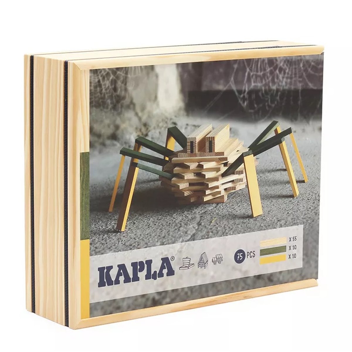 Coffret Kapla L'araignée beige, KAPLA
