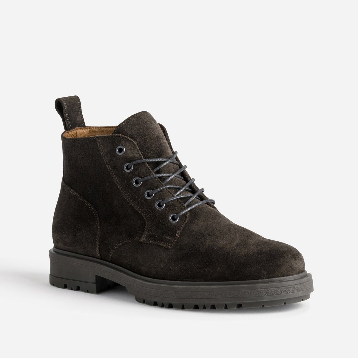 Boots en cuir LASSINA marron, ERAM