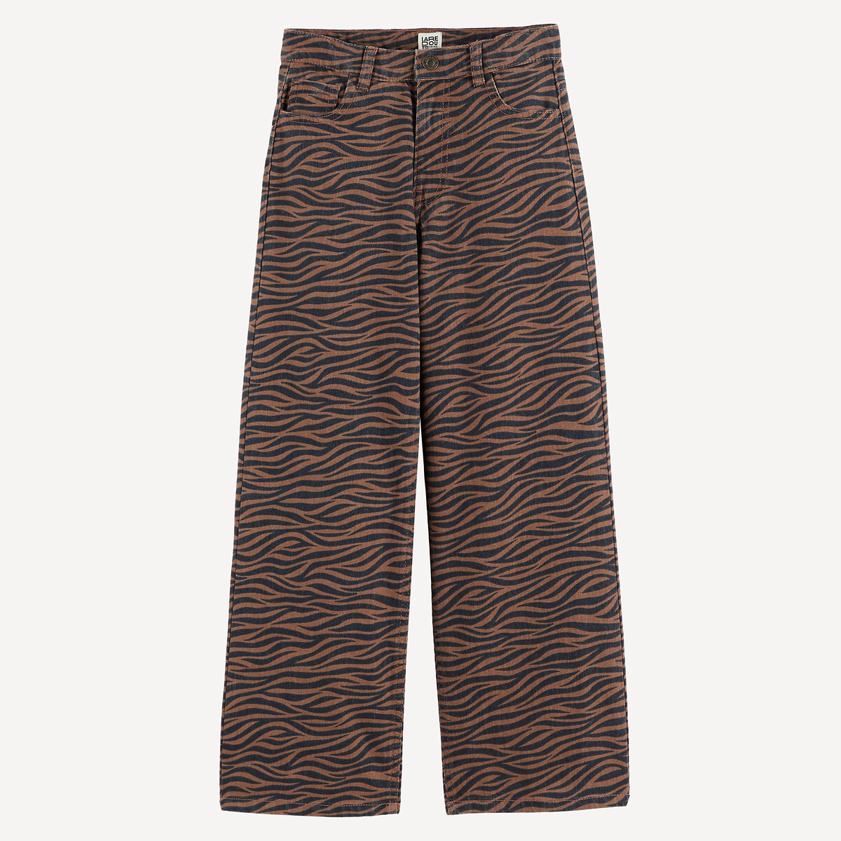 Pantalon large, motif zébré imprimé zèbre, LA REDOUTE COLLECTIONS