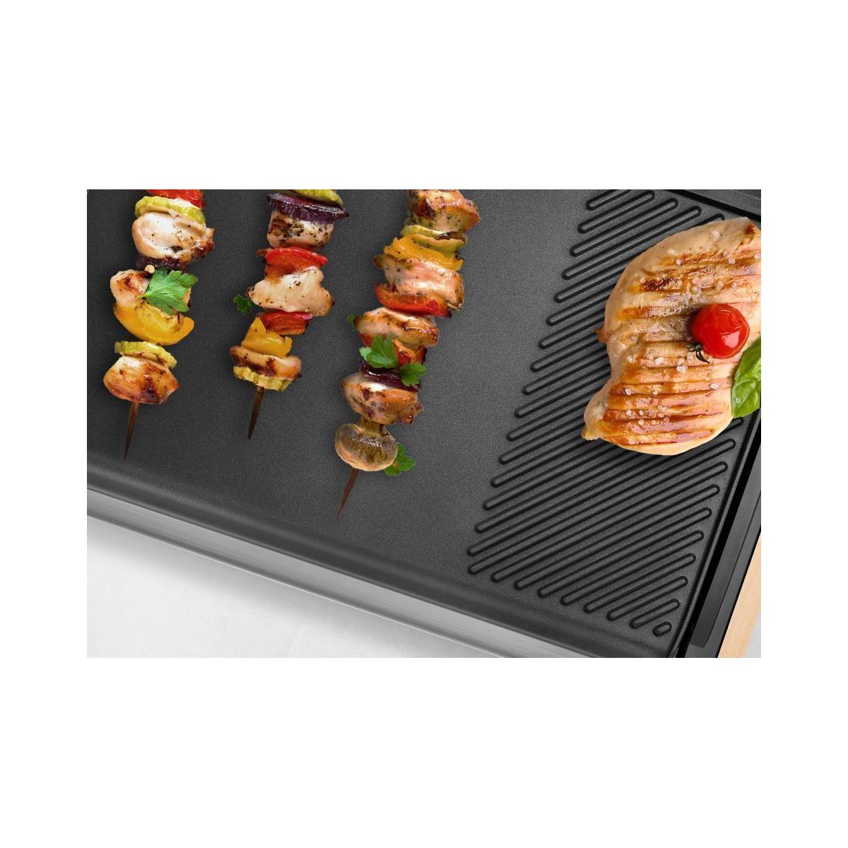 Plancha électrique 229012 bois clair à poser, 43x28 cm bois, LAGRANGE