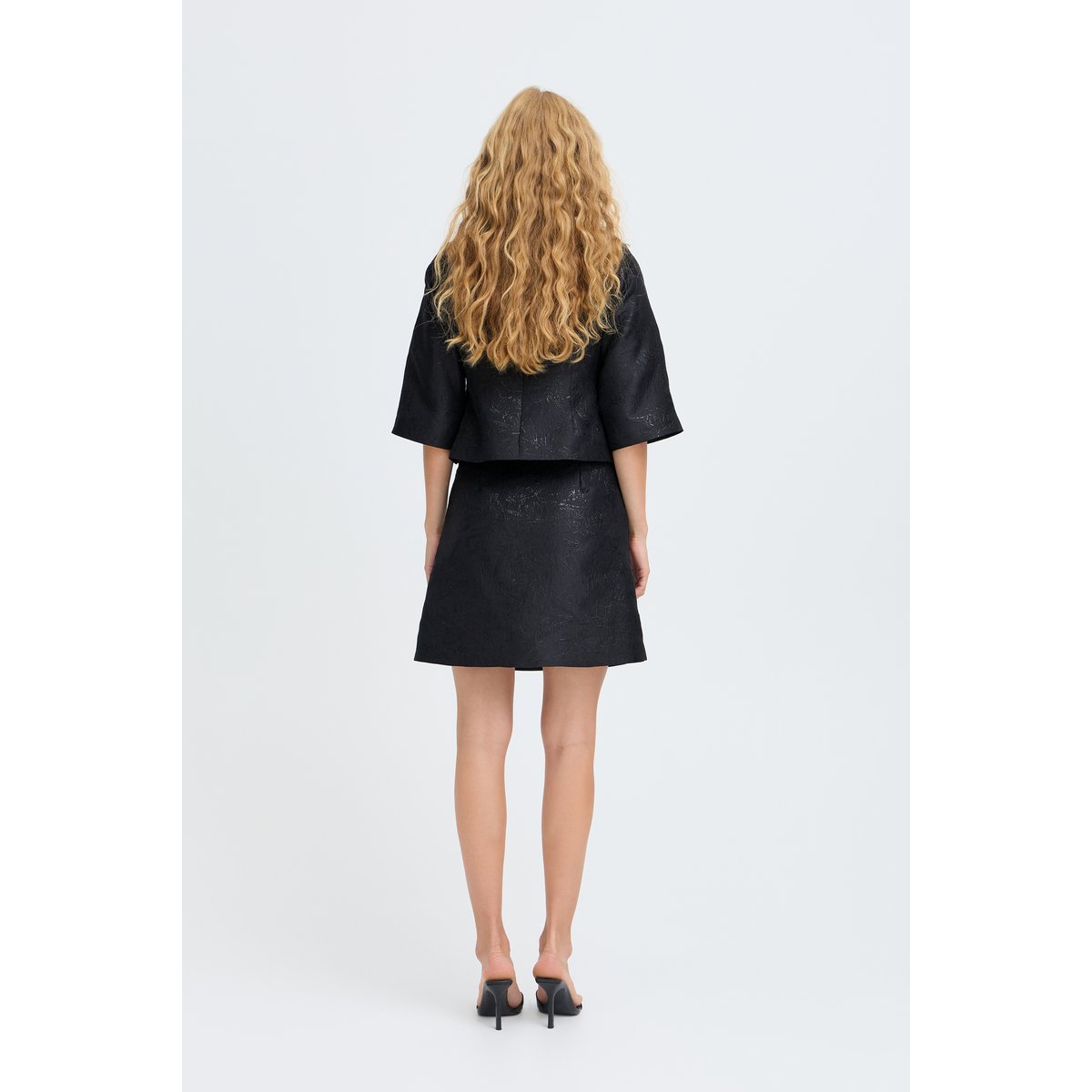 Jupe décontractée noir bydrea shine floral, B.YOUNG
