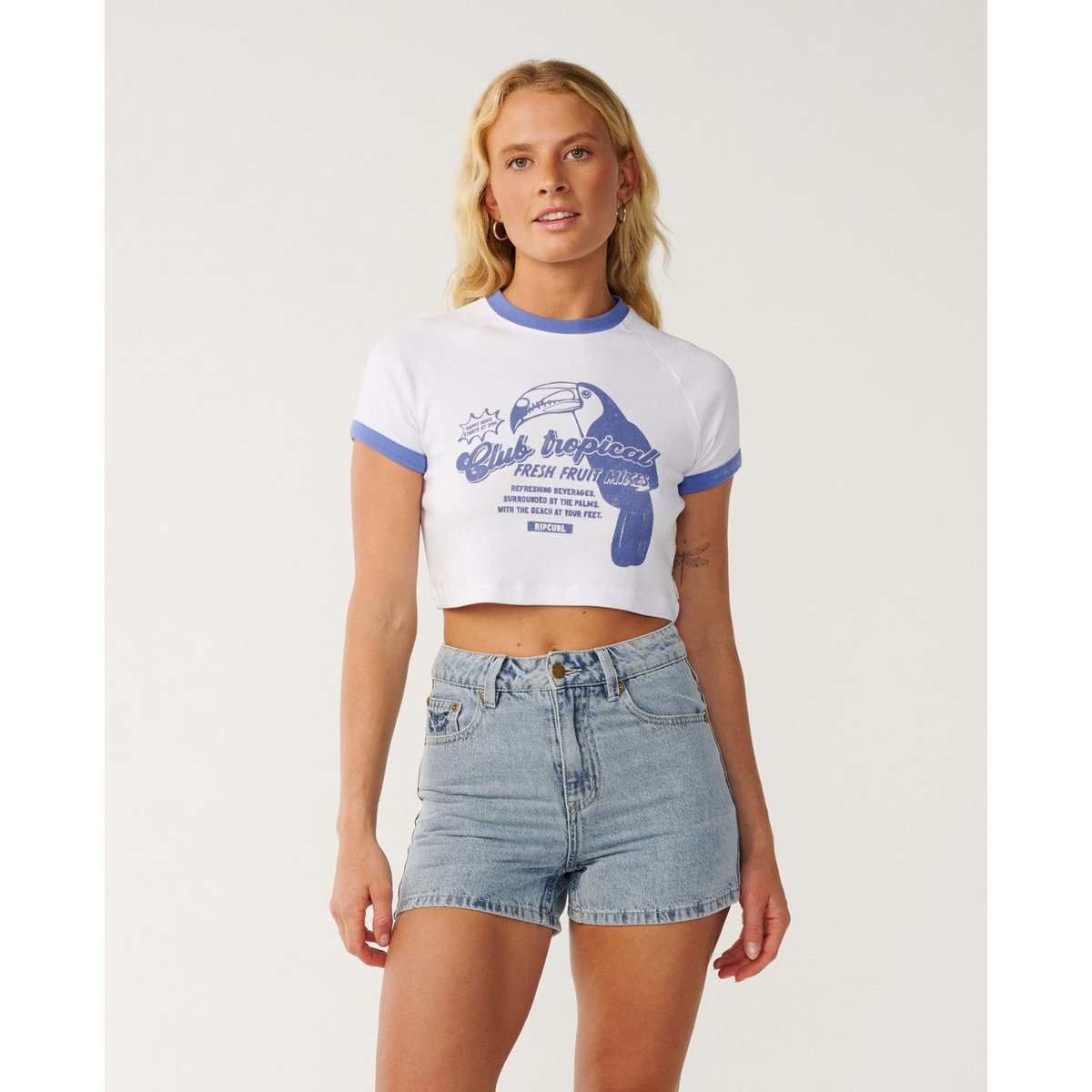 T-shirt Bossa NOVA Baby white, RIP CURL