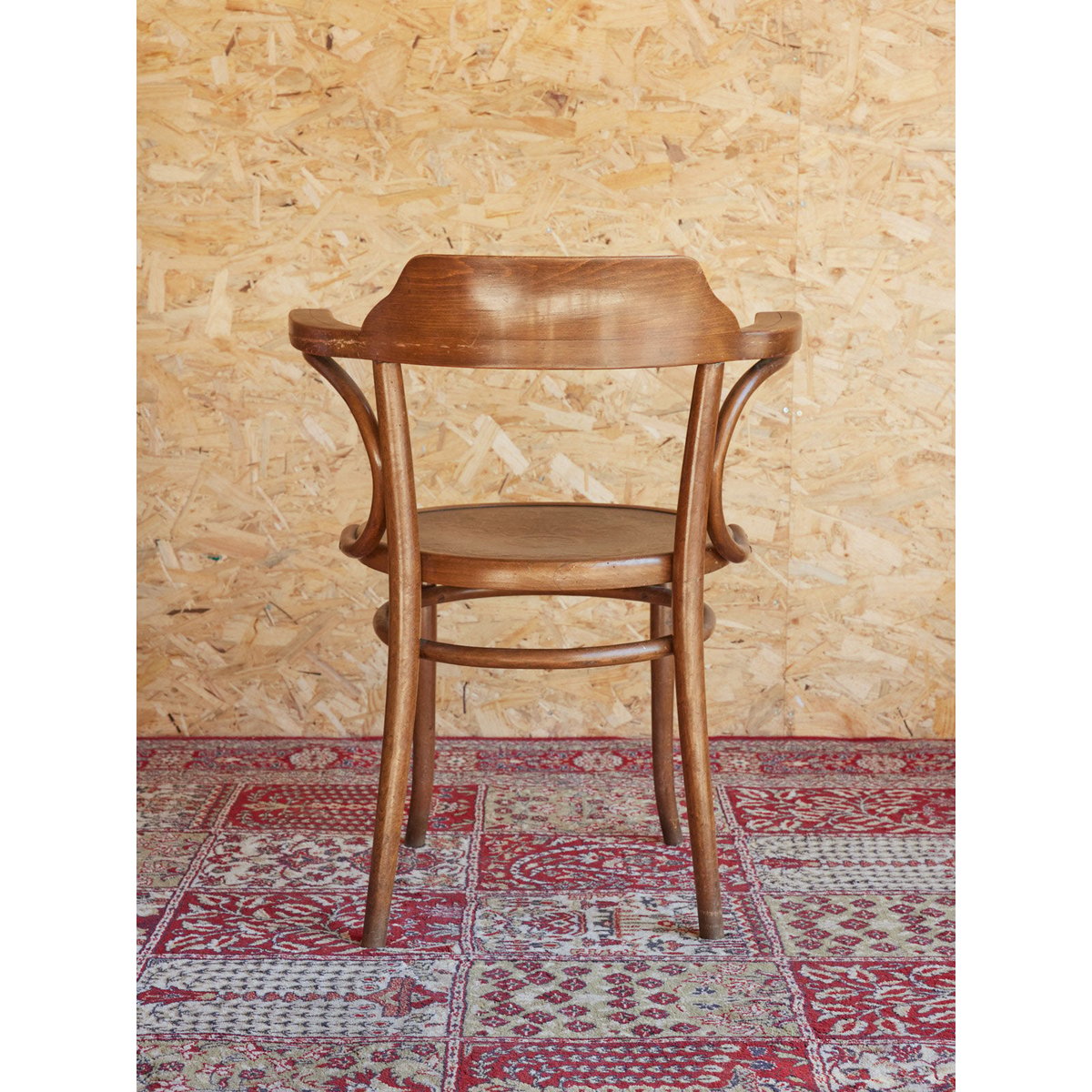 Fauteuil Thonet en bois Ernest N°961 - Bon état bois foncé, DEBONGOUT