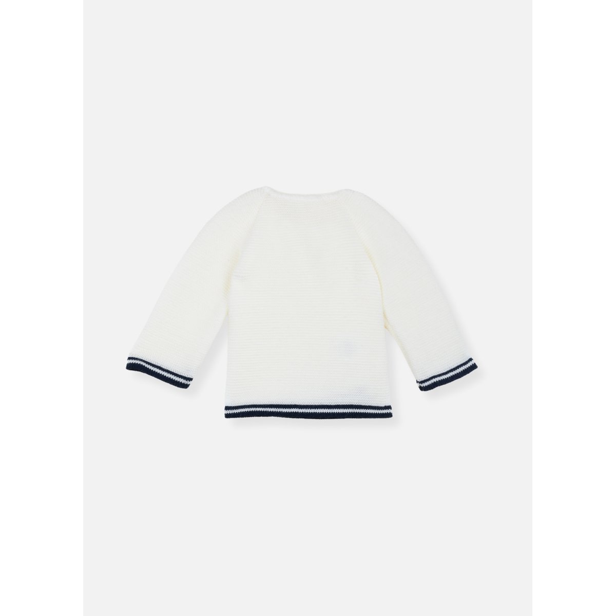 Brassière liseré ecru/marine, LA MANUFACTURE DE LAYETTE