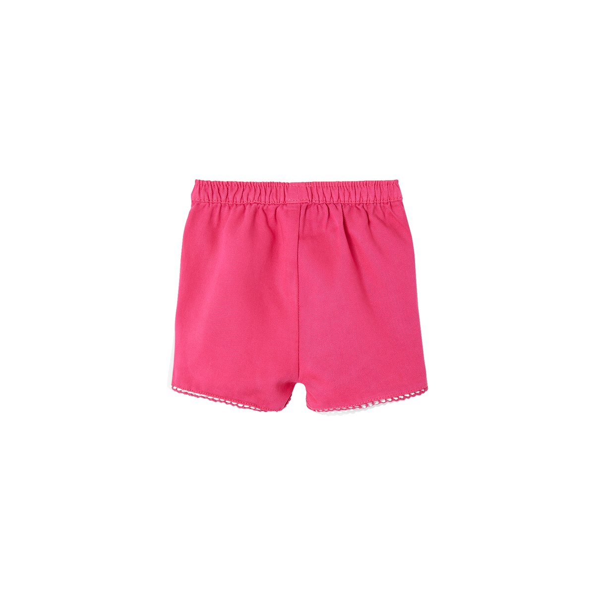 Short à pans bébé fuchsia, VERTBAUDET