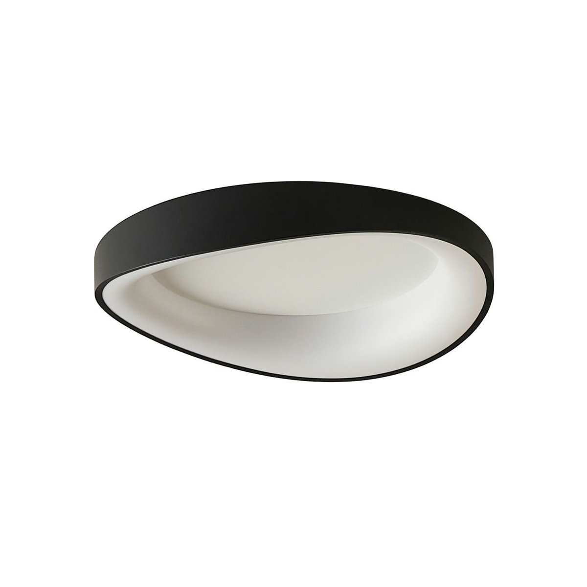 Plafonnier Discret et Épuré – BELINA noir, KOSILUM