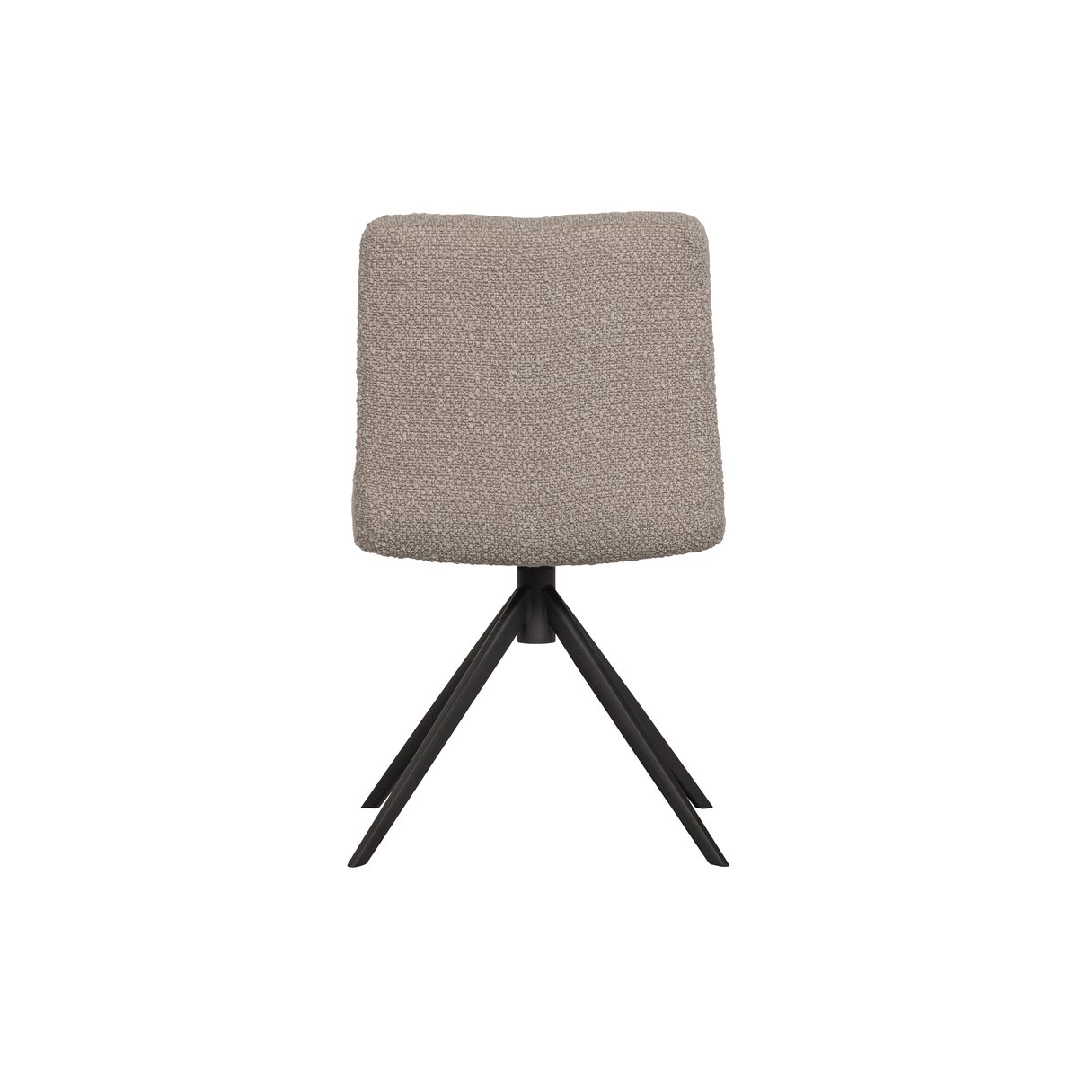 Chaise de table rotatif bouclé VINNY sable, WOOOD