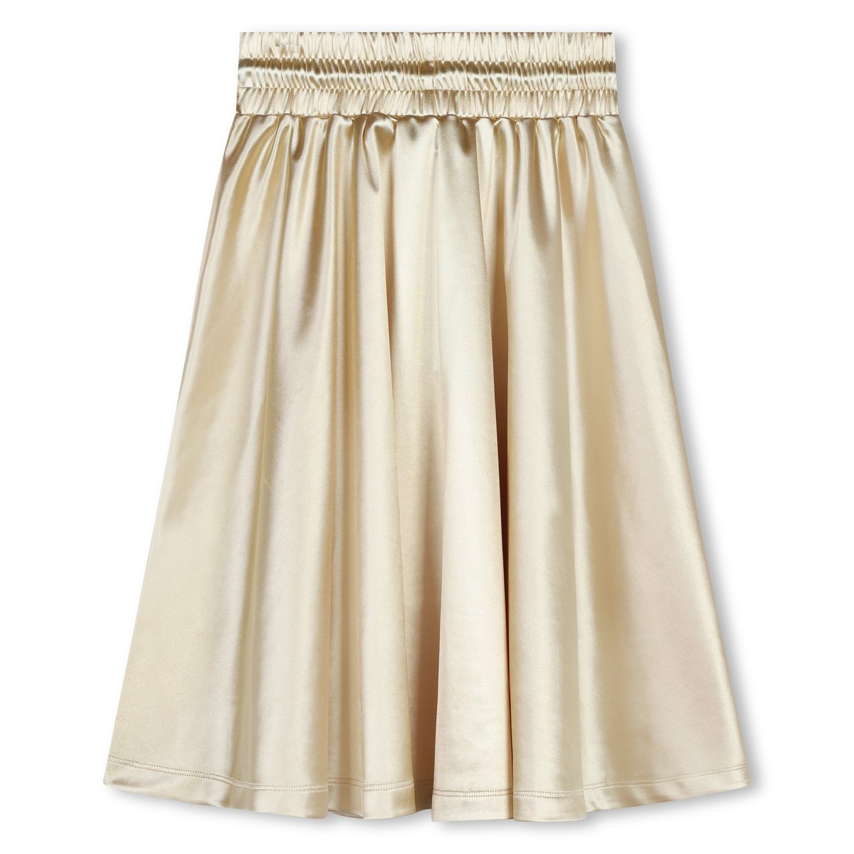 Jupe de cérémonie pressionnée light gold, DKNY